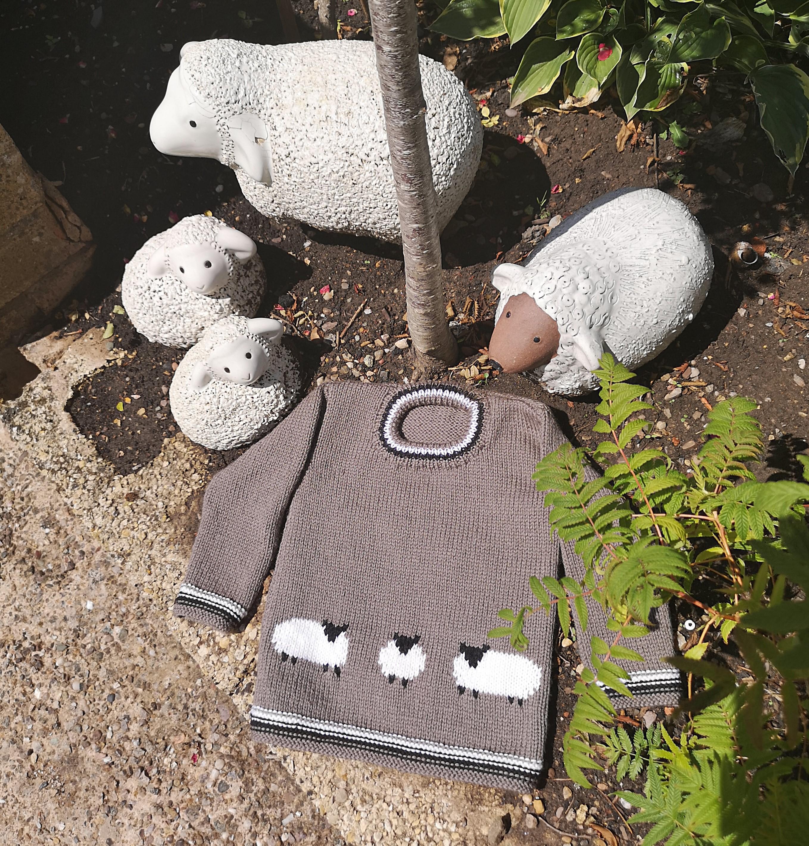 Child's Sheep DK Sweater