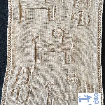 Nr. 315 – 19 – 2. Christmas Goat guest towel