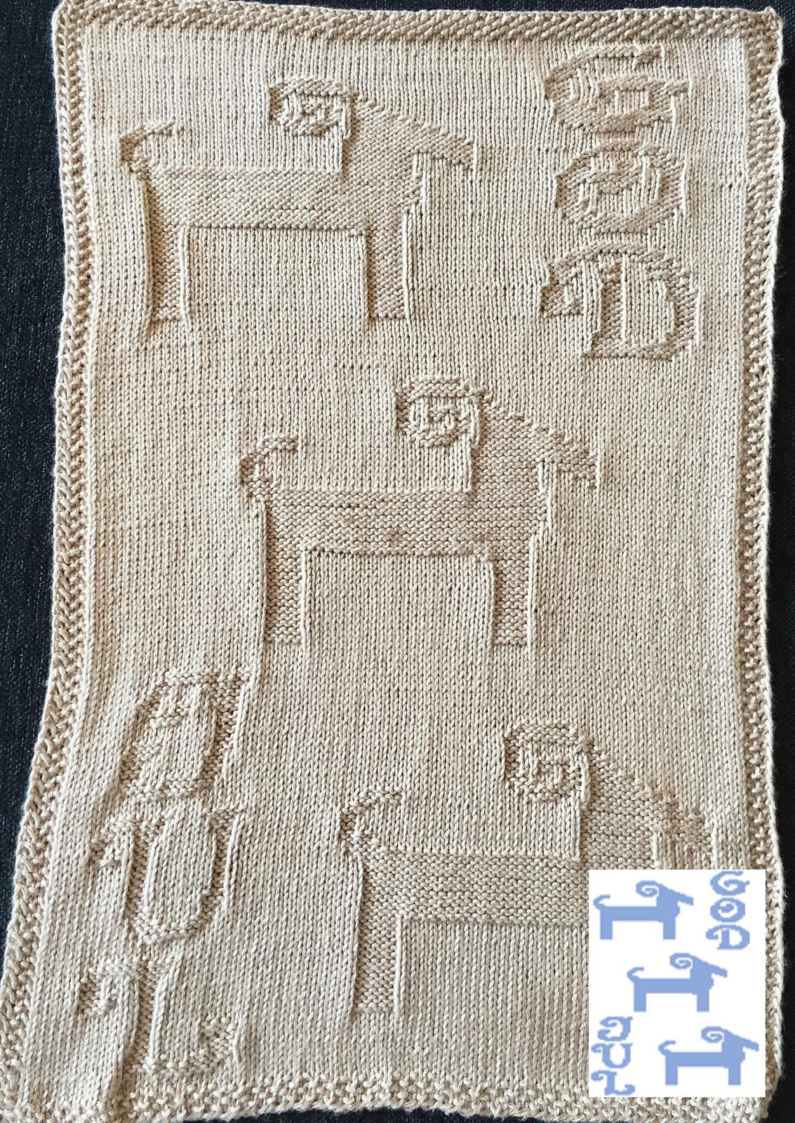Nr. 315 – 19 – 2. Christmas Goat guest towel
