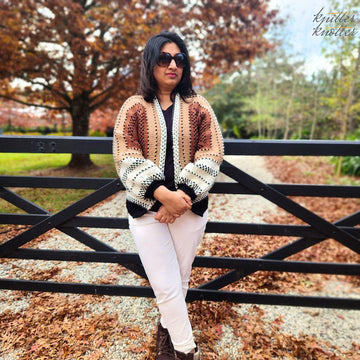 Maya Hexagon Cardigan CAL