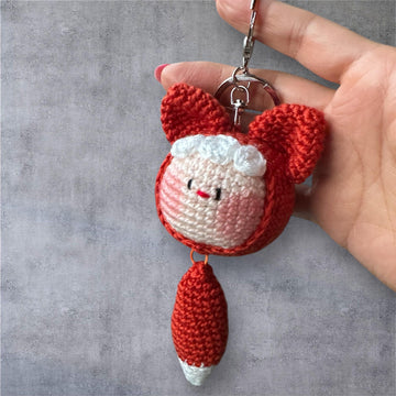Fox Tuanzi Keychain Crochet Pattern
