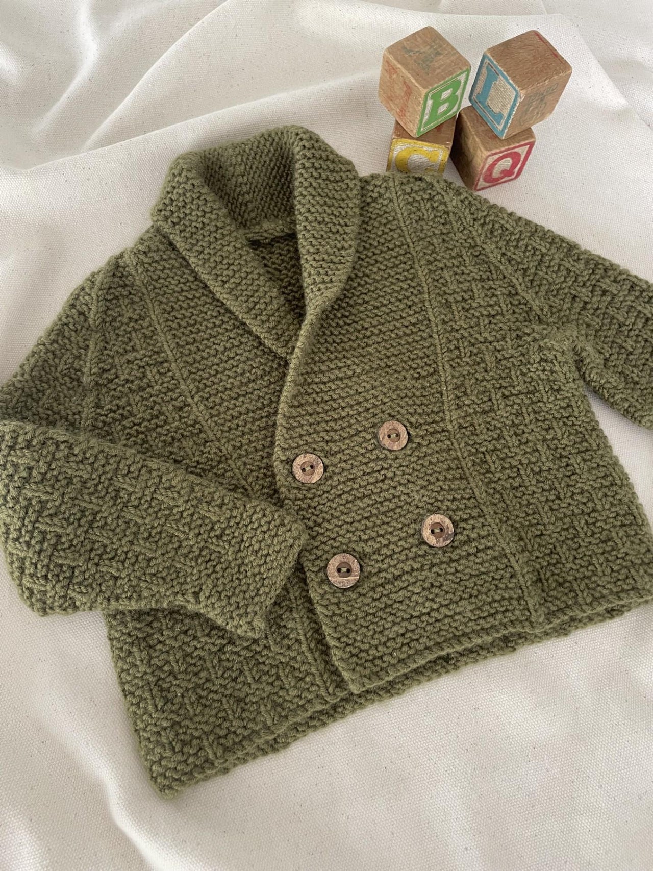 Winston Cardigan in Debbie Bliss Baby Cashmerino  BJ31
