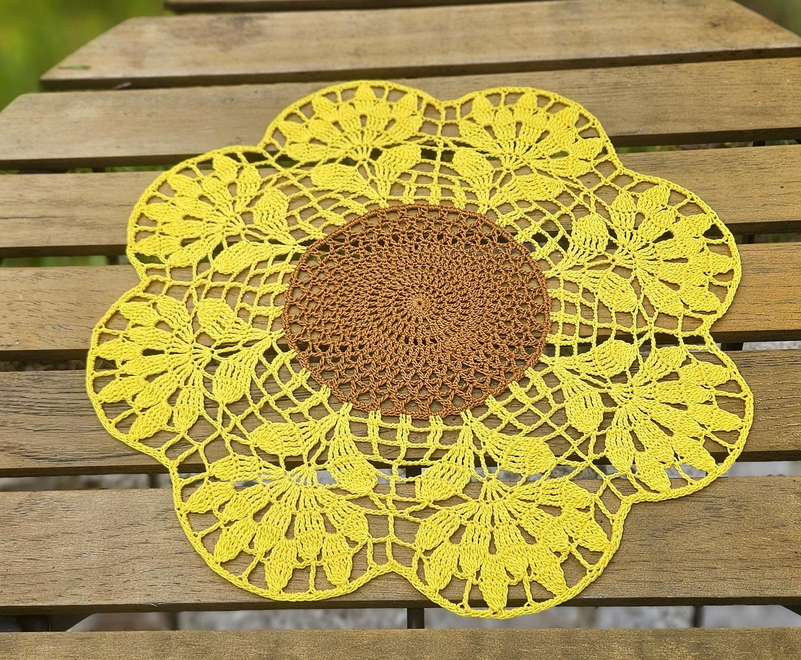 Sunflower Doily