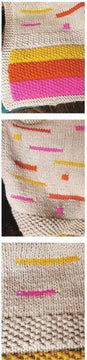 Stripes and Blocks Blanket