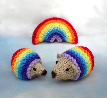 Over the Rainbow - Hedgehog Creme Egg Cover & HedgeSPROG Ferrero Rocher Cover