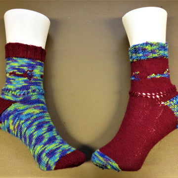 Magical Mismatching Broomsticks 4 Ply Socks