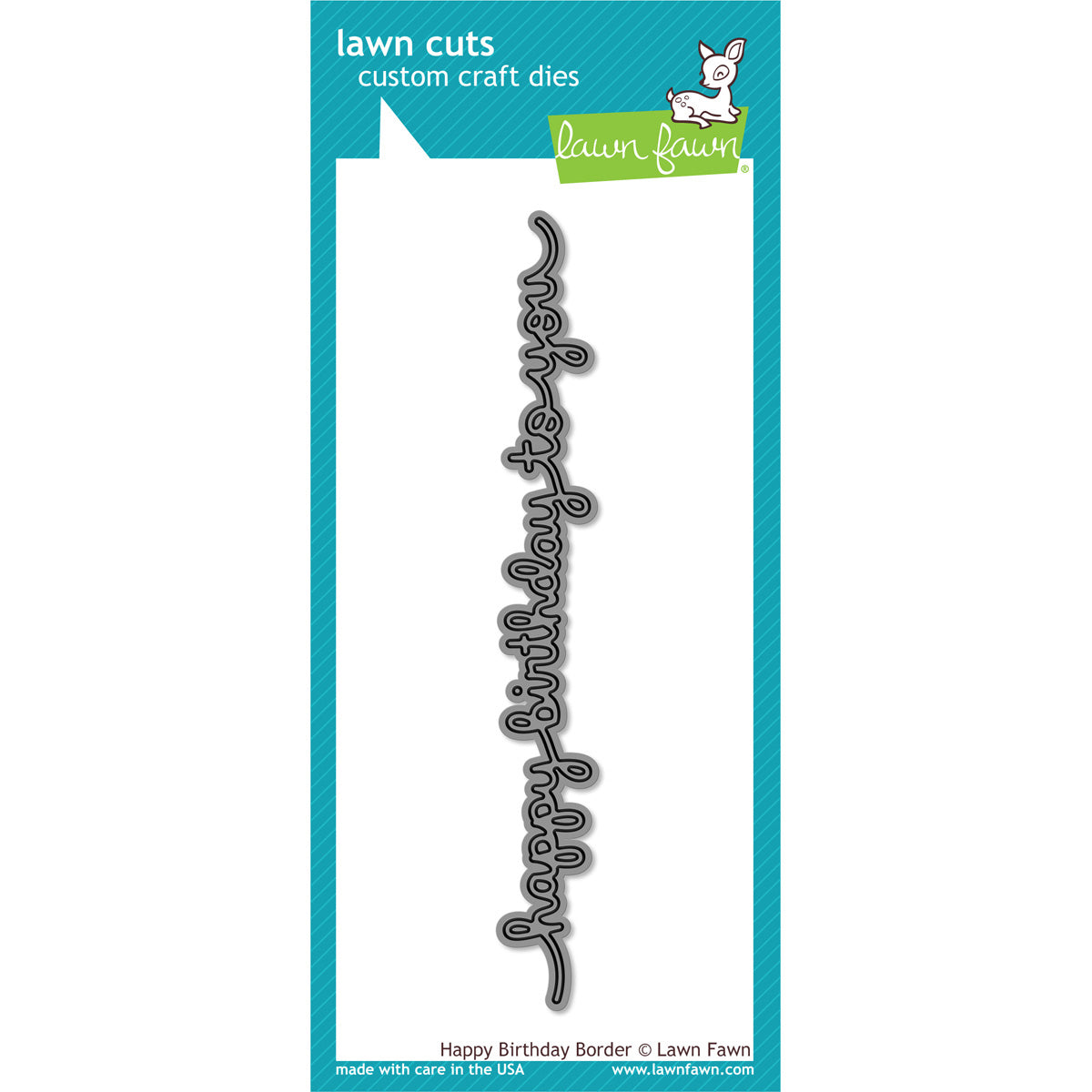 Lawn Fawn Lawn Cuts Custom Craft Die - Happy Birthday