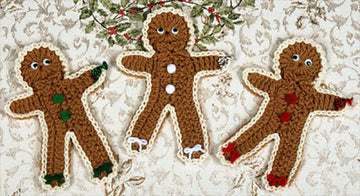 0620 Iced Gingerbread Men Coasters