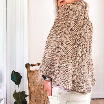 Verona Cable Poncho