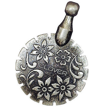 Clover Thread Cutter Pendant - Antique Silver