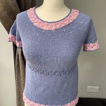 Summer Top with Lace Detail