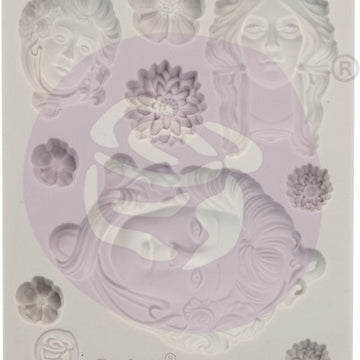 Prima Marketing Finnabair Decor Moulds 3.5"X4.5" - Art Nouveau