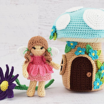 Petunia the Garden Fairy & Her Mushroom House