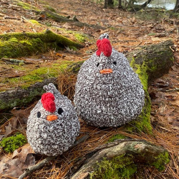Chicken Crochet Pattern - Large + Small Size