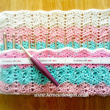 Pretty Pastels Crochet Hook Roll