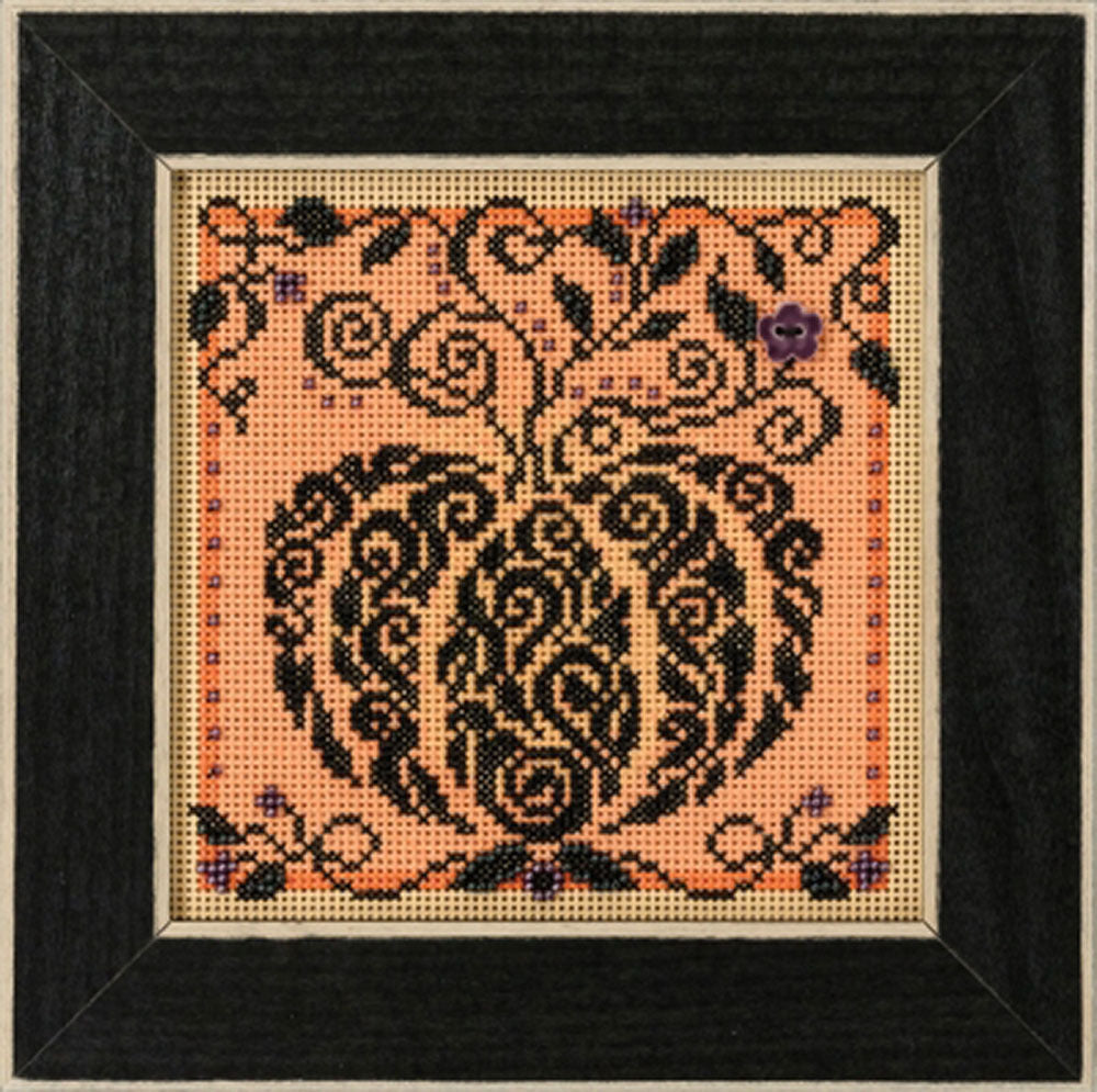 Mill Hill Enchanted Pumpkin Cross Stitch Kit - 13.33cm x 13.33cm