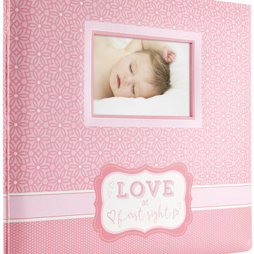 MBI Expressions Post Bound Album W/Window 12"x12" - Love At First Sight