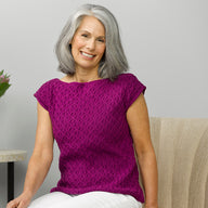 918 Pomegranate - Jumper Knitting Pattern for Women in Valley Yarns Granville
