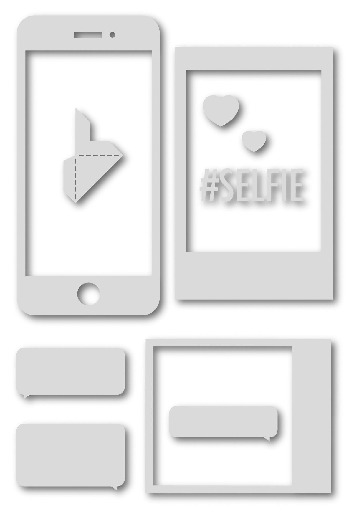Uniquely Creative Metal Dies - Selfie Frames
