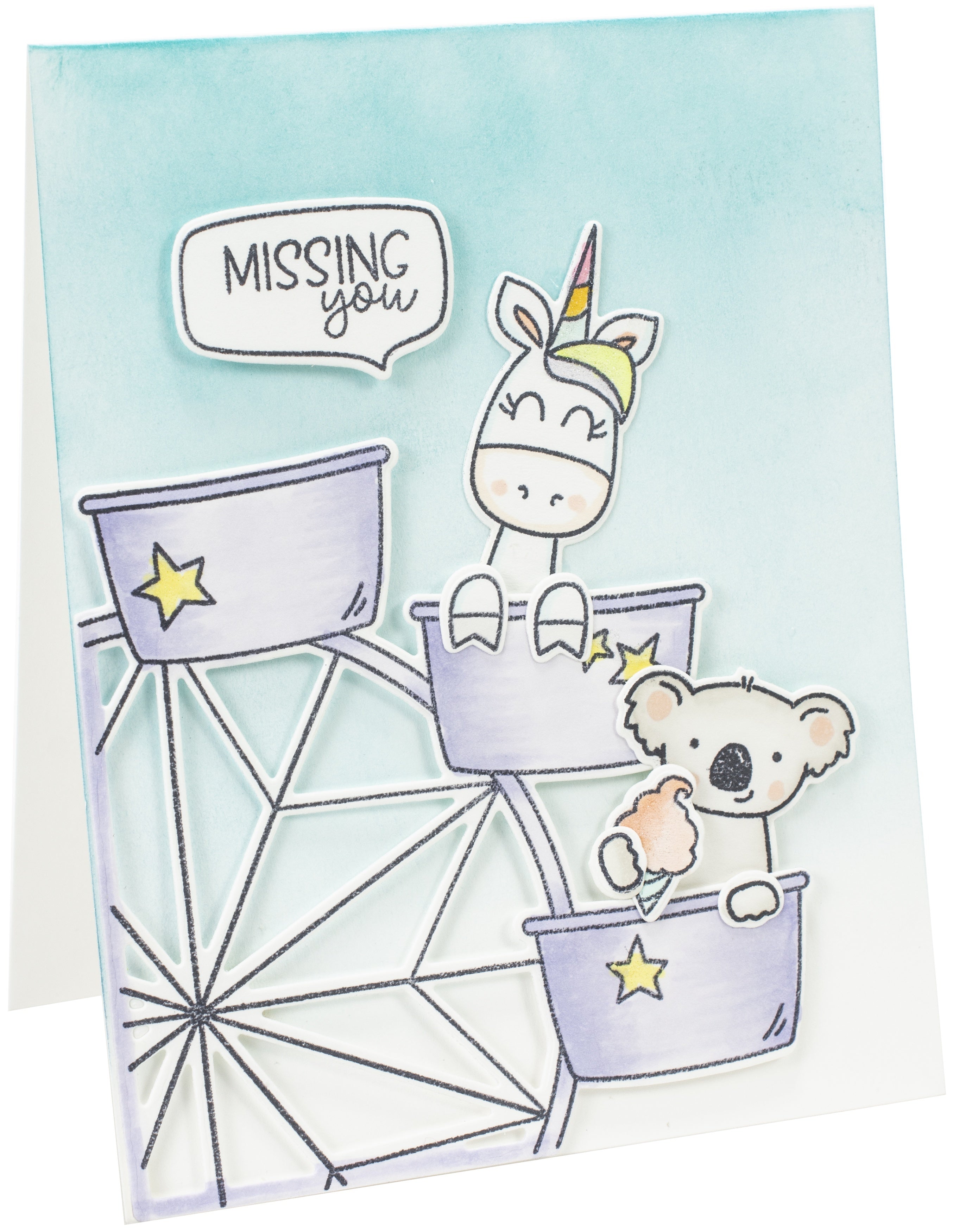 Avery Elle Clear Stamp Set 4"X6" - Peek-A-Boo Fair
