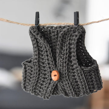 Crochet doll vest Ralph