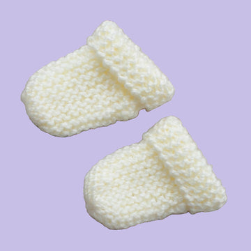 Plain Bootees for Baby