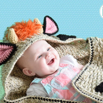 Luna the Moo-Moo Cow Hooded Blanket