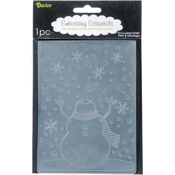 Darice Embossing Folder 4.25"X5.75" - Snowman
