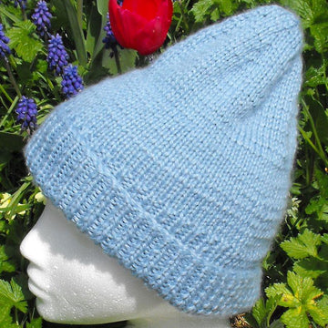 POINTY ARAN BEANIE HAT KNITTING PATTERN - MADMONKEYKNITS
