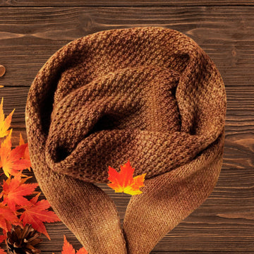 Knit Scarf Neck Warmer Pattern PDF