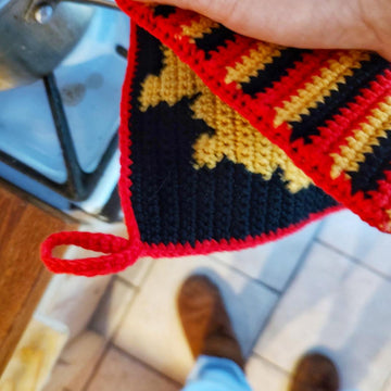 Germany Map Potholder