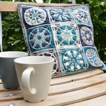 Frozen Flowers Pillow Cover