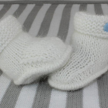 Baby Fluffy Hoodie and Booties