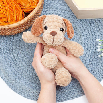 Crochet Dog Pattern, puppy plushie