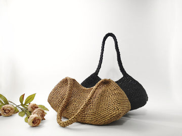 Nadège Raffia Purse