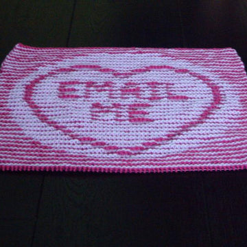 Love Hearts Illusion Blanket and Cushion