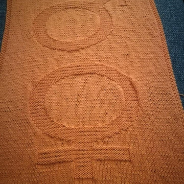 Nr. 147 Woman and boys sign guest towel,