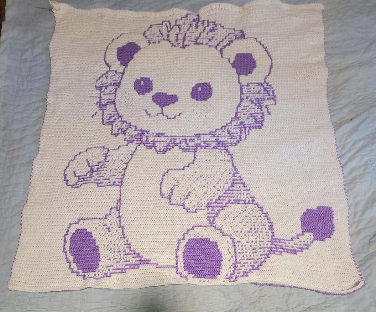Overlay Mosaic "BABY LION" (for Baby Bed)