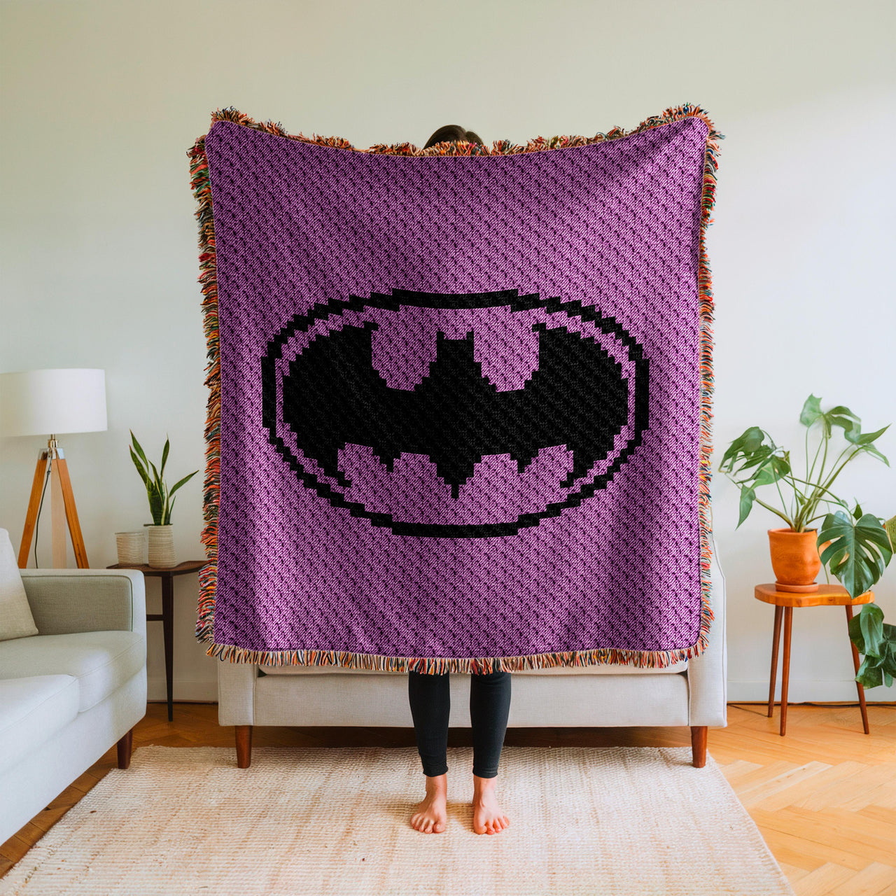 Bat Blanket C2C Crochet Pattern