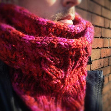 Snakes and Ladders Moebius Cowl
