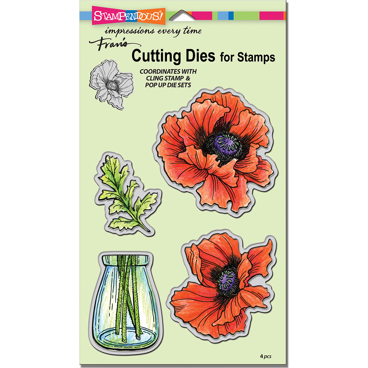 Stampendous Dies - Pretty Poppies