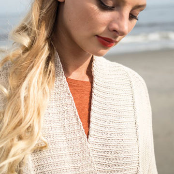 Aliisa Cardigan in Berroco Pima 100 - 385-1 - Downloadable PDF