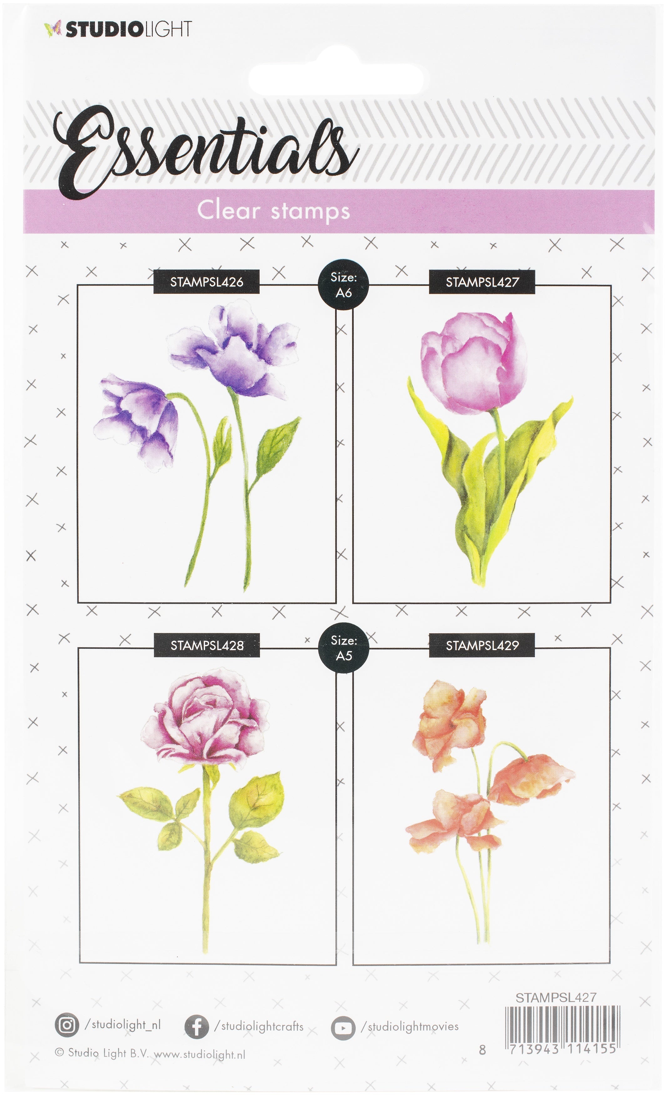 Studio Light Essentials A6 Stamps - 625503