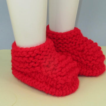 Super Chunky Simple Garter Stitch Slippers