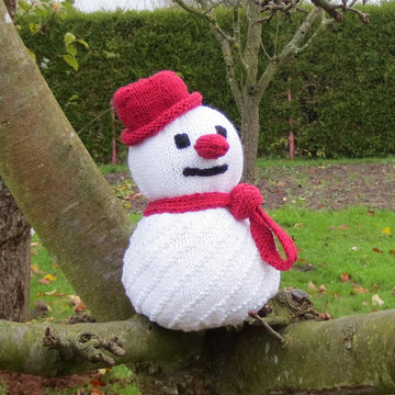 Strickanleitung Schneemann