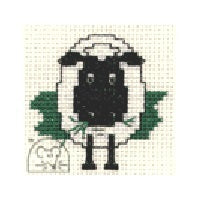 Mouseloft Stitchlets - Farmyard Sheep Cross Stitch Kit - 64mm