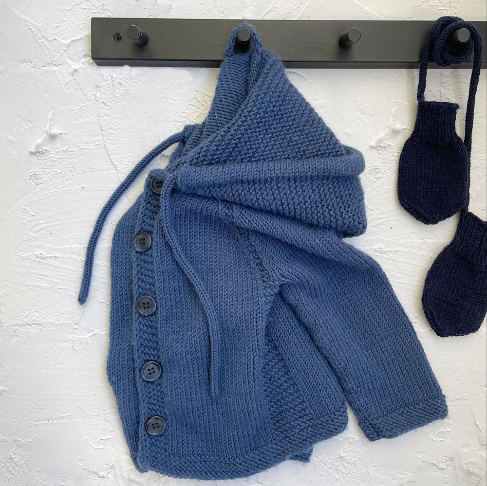 Strickanleitung Kinderjacke Kapuzenjacke LINUS Nr. 2