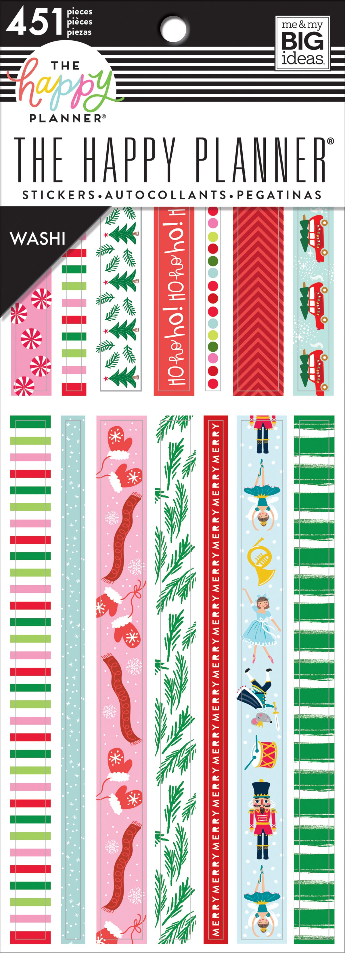 Happy Planner Washi Sticker Book - Seasonal, 451/Pkg