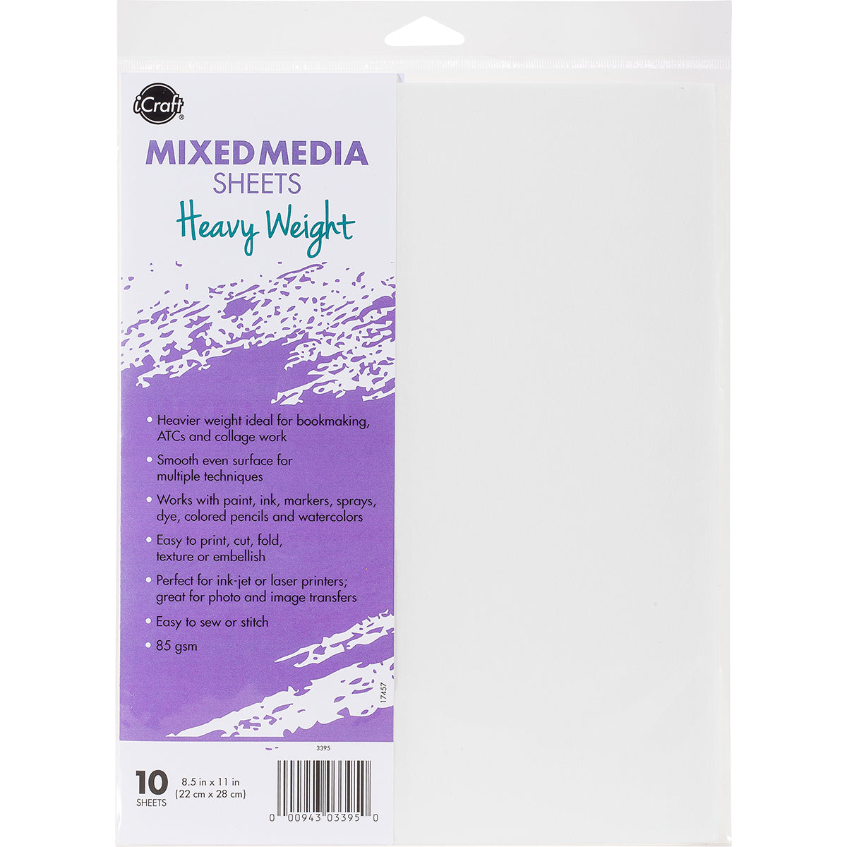 Therm O Web iCraft Mixed Media Sheets 8.5"X11" 10/Pkg - Heavyweight