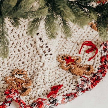 Gingerbread Christmas Tree Skirt